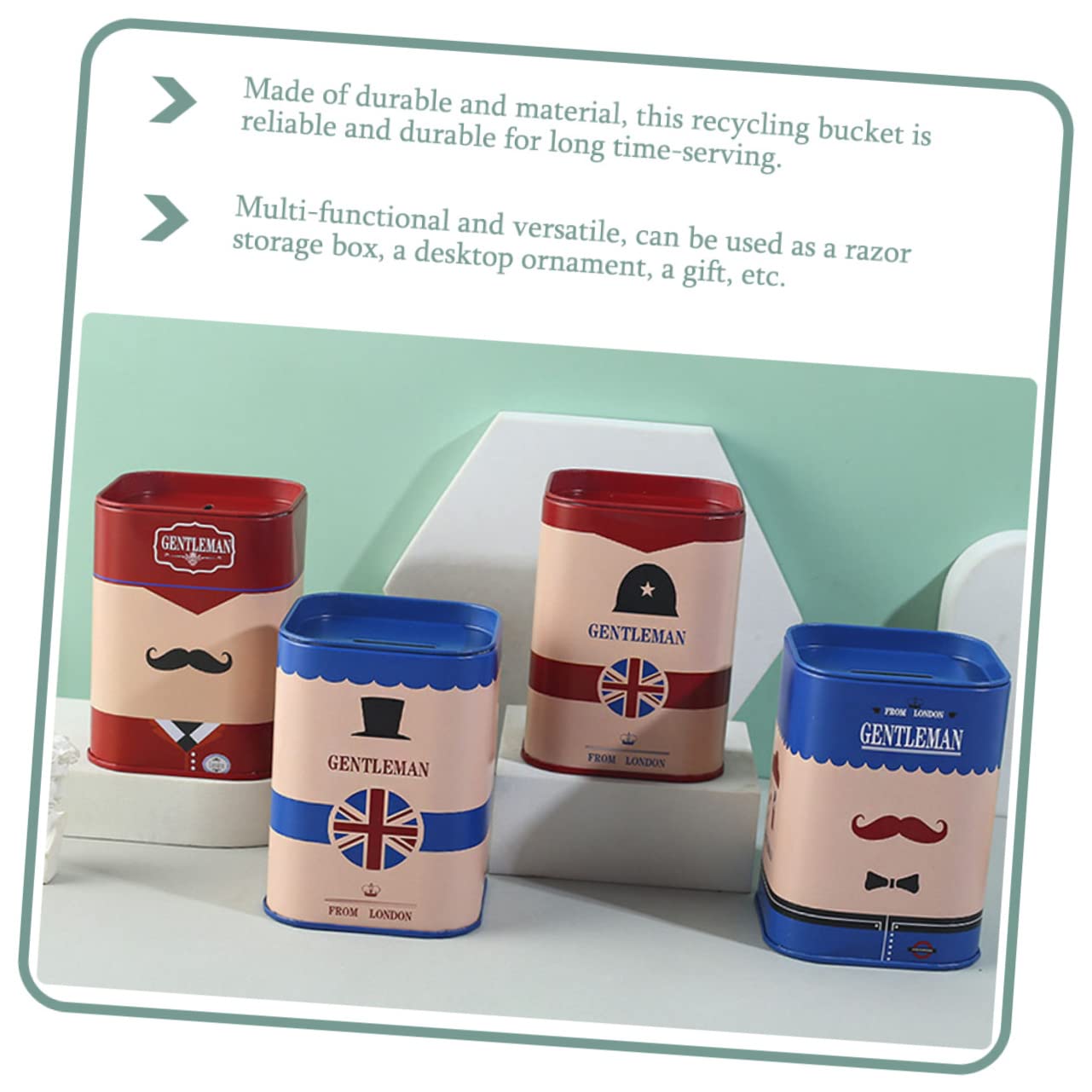 Professional Hairdressing Razor Blade Disposal Box - Safe Storage for Shaving & Eyebrow Blades - Home & Salon Recycling Container | Perfect for Barbershops, Beauty Salons & Home Grooming Safety