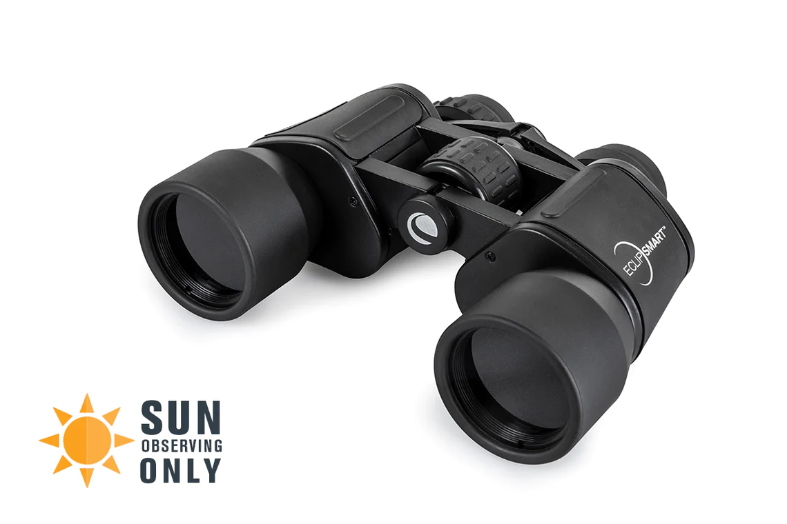 EclipSmart 10x42 Porro Prism Solar Eclipse Binoculars (71238) - Perfect for Solar Viewing, Astronomy & Outdoor Adventures