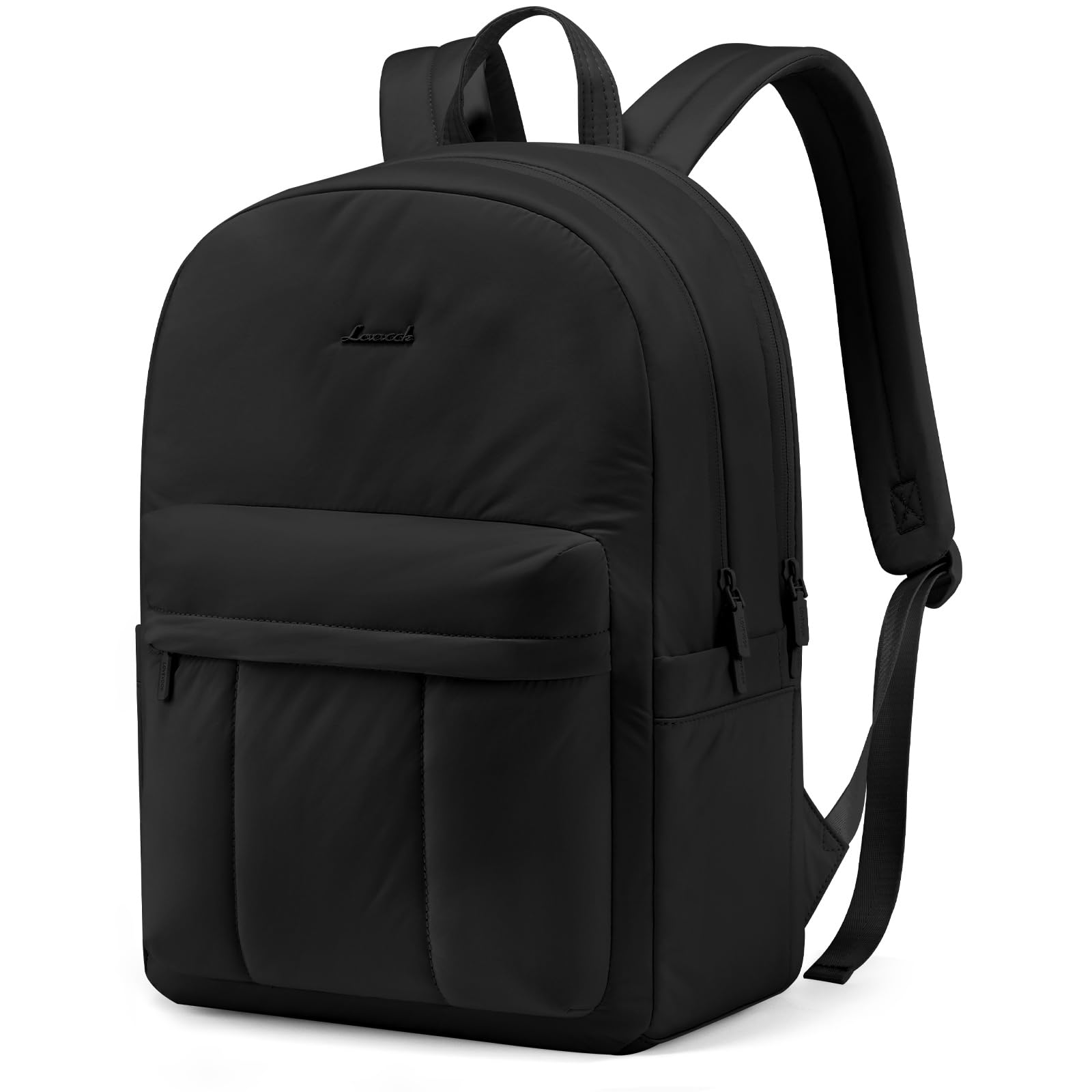 LOVEVOOK Lightweight Puffy Laptop Backpack for Women - Waterproof Quilted 15.6 Inch Computer Bag, Cute Teacher Nurse Work Purse, Casual Daypack for Travel, Office, School & College