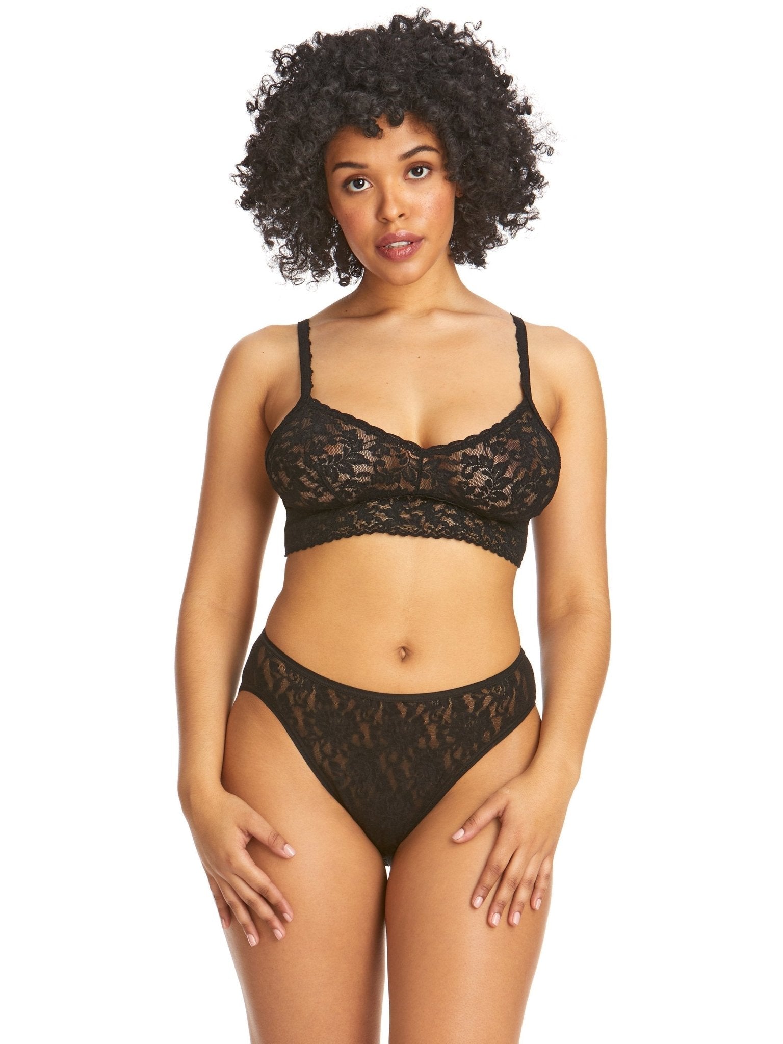 Signature Lace High Cut Brief - Sexy Women's Underwear for Everyday Comfort & Special Occasions | Breathable Soft Fabric for Date Night, Bridal Lingerie & Intimate Moments