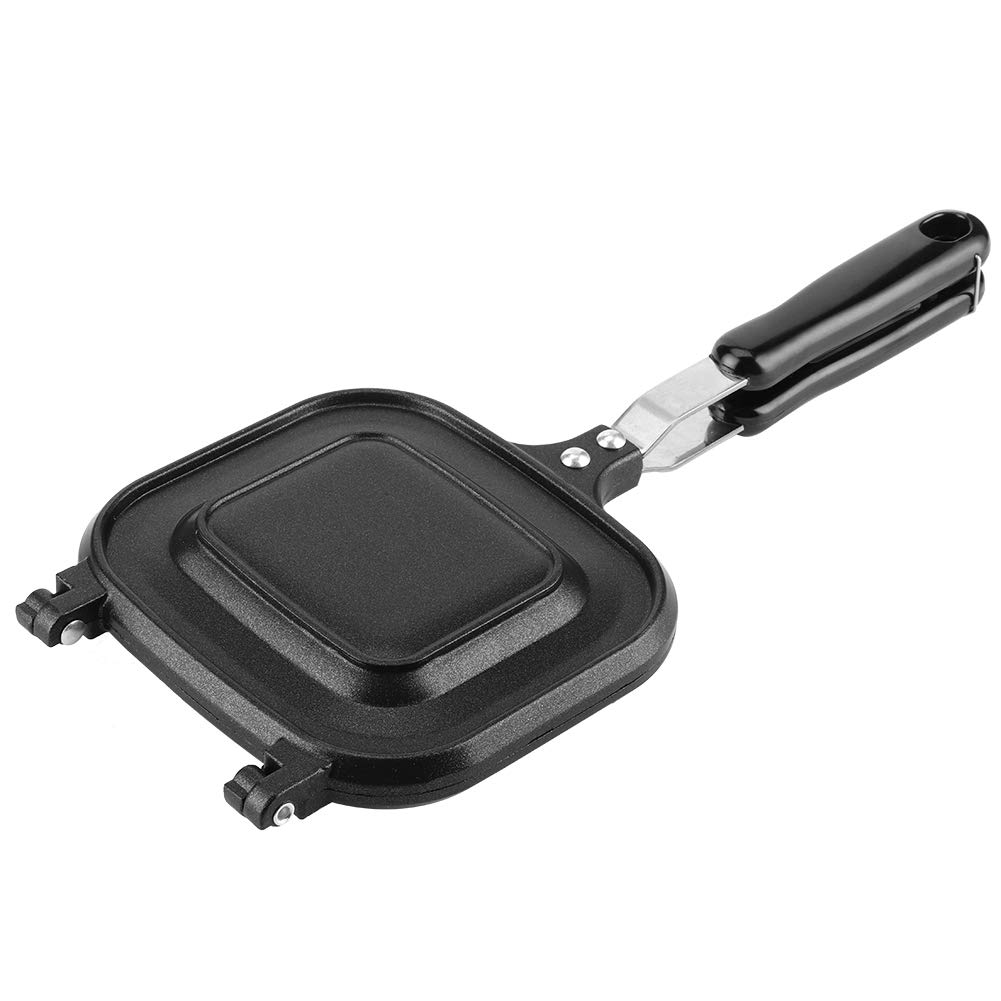 **Oumefar Square Nonstick Double-Sided Pancake Pan – Sandwich Maker & Multifunction Baking Pan for Toaster – Perfect for Breakfast, Omelettes, and Quick Meals**
