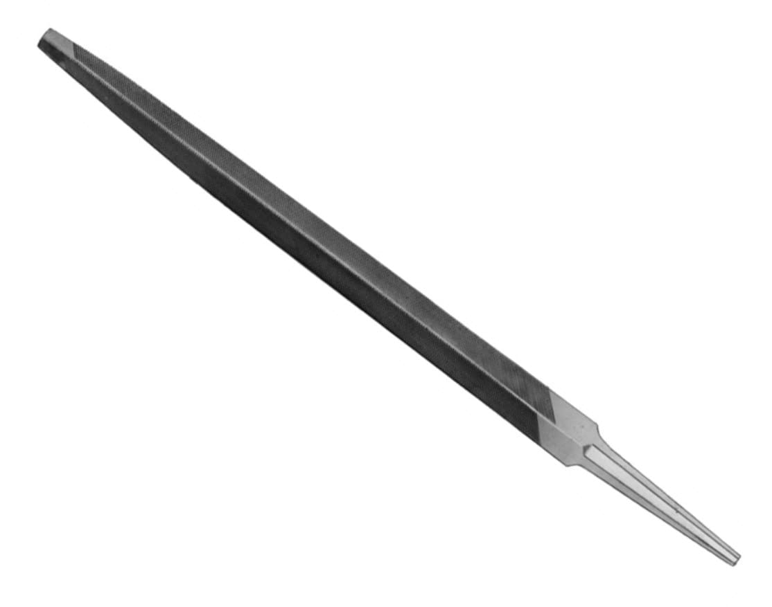 Grobet 8-Inch American Pattern Taper Saw Files - Box of 12 | High-Quality Metalworking Tools for Woodworking, Carpentry & DIY Projects