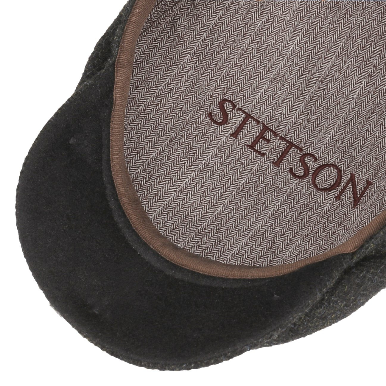 Stetson Belfast Tweed Flat Cap for Men - Classic Irish Wool Driver Hat for Outdoor, Golf, and Casual Wear