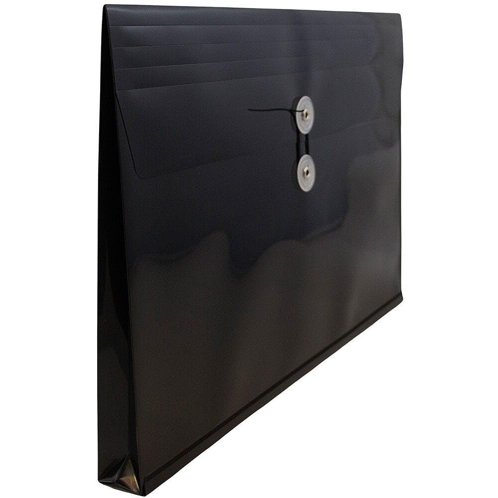 Plastic Envelopes with Button & String Closure - 9.75x14.5