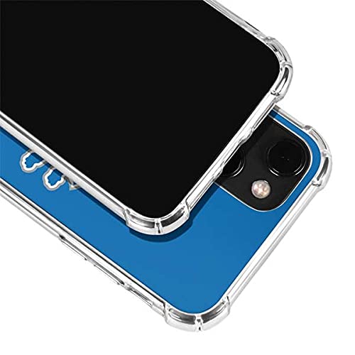 Official NFL Detroit Lions Distressed Design Clear Phone Case for iPhone 13 - Slim Protective Cover with Scratch Resistance - Perfect for Football Fans, Game Days & Everyday Use