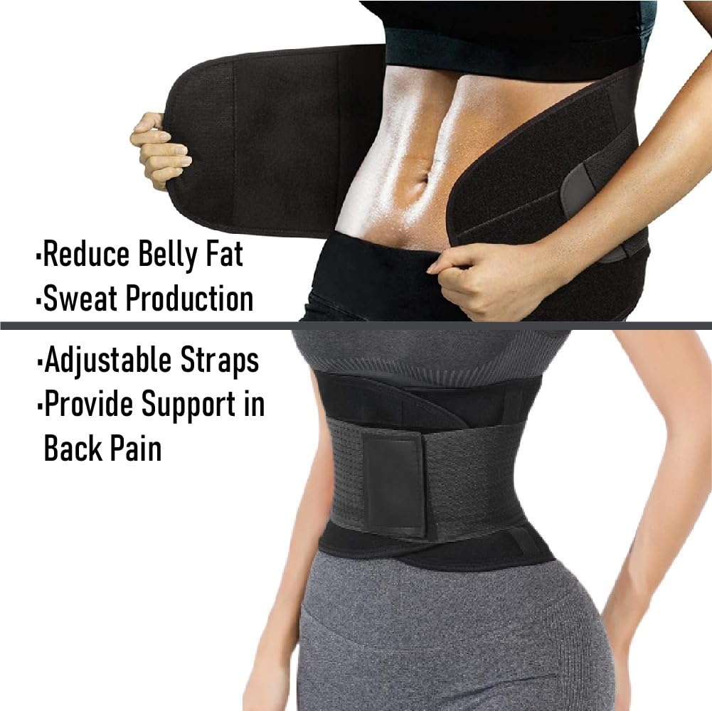 Best Waist Trainers for Women - Corset Waist Trimmer Belt for Weight Loss & Body Shaping - Slimming Girdle for Workout, Fitness & Postpartum Recovery - Perfect for Gym, Yoga & Everyday Wear