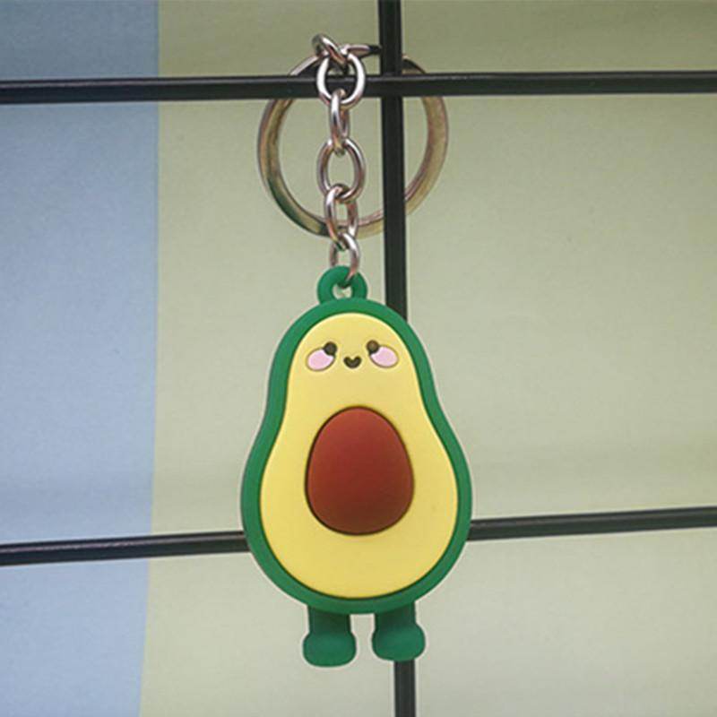 PocketPit Avocado Keychain - Cute Mini Avocado Key Ring for Keys, Bags & Backpacks - Perfect Gift for Avocado Lovers & College Students