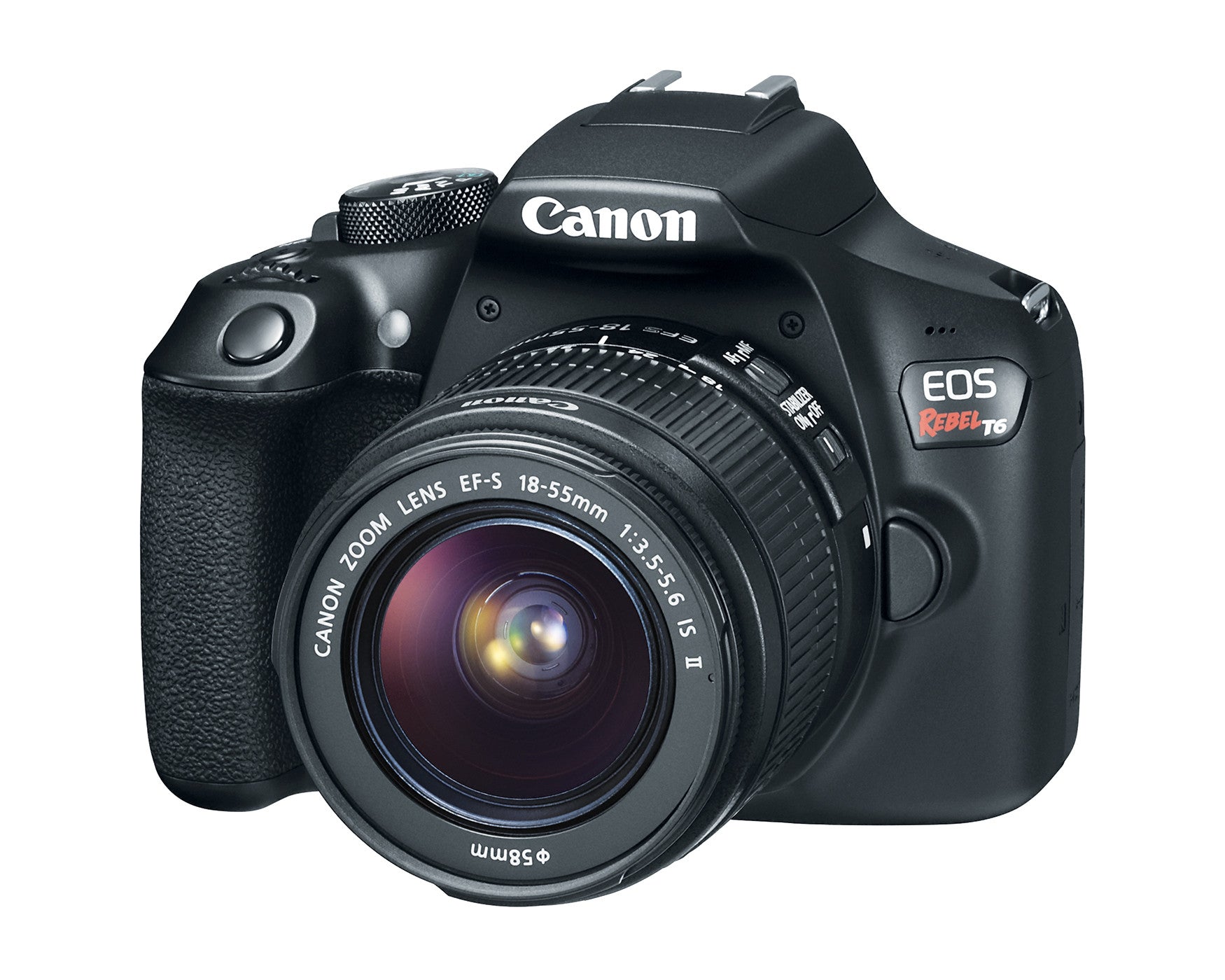Canon EOS Rebel T6 DSLR Camera with 18-55mm & 75-300mm Lenses + Camera Bag Kit - Perfect for Travel Photography, Portrait Shots, and Beginners