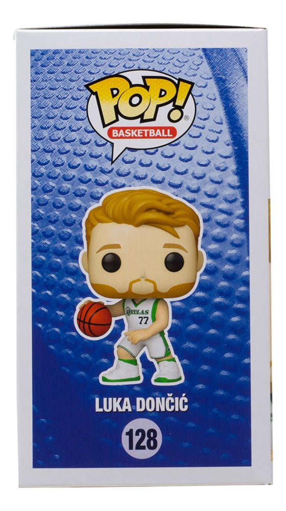 Luka Doncic Dallas Mavericks NBA Funko Pop! Vinyl Figure #128 - Collectible Basketball Toy for Fans, Home Decor & Gift Idea