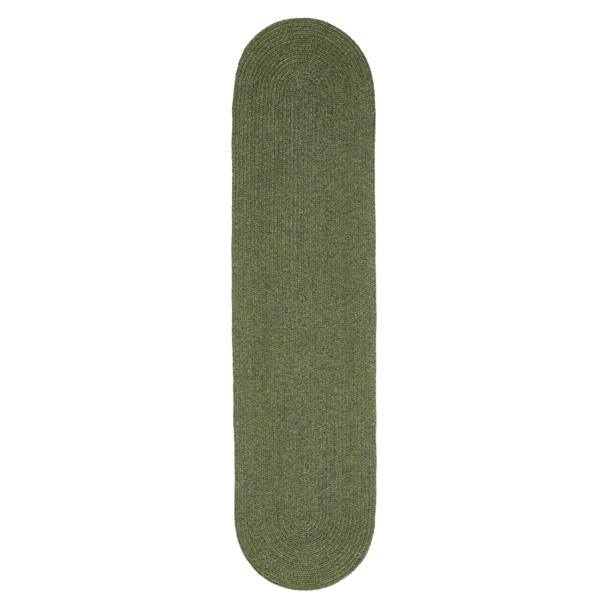 Classic Braided Area Rug - Non-Slip Indoor/Outdoor Oval Rug for Living Room, Bedroom, Patio & Deck - Soft & Durable Home Decor