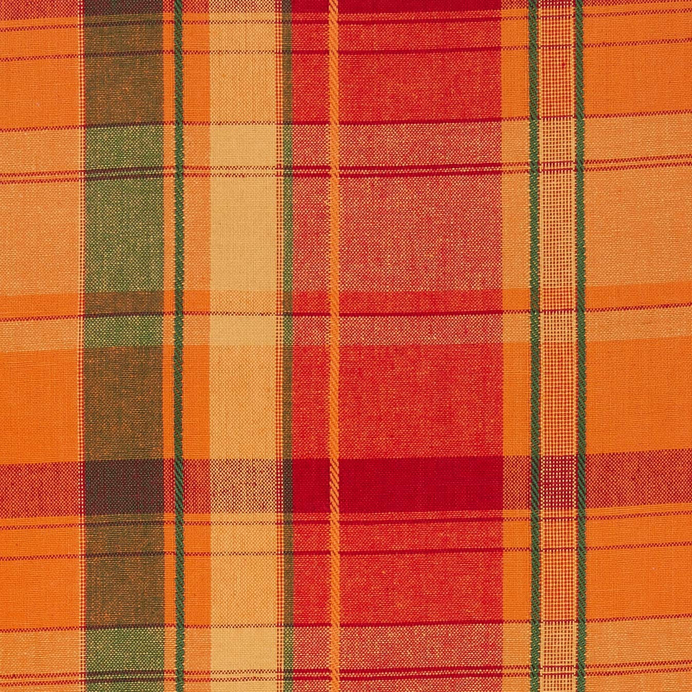 Fennco Styles Harvest Collection Rustic Tartan Design 100% Cotton 65x120 Inch Tablecloth - Terracotta Table Cover for Thanksgiving Dinner, Family Gathering, Special Events & Home Decor | Perfect for Farmhouse Dining, Holiday Parties & Rustic Weddings