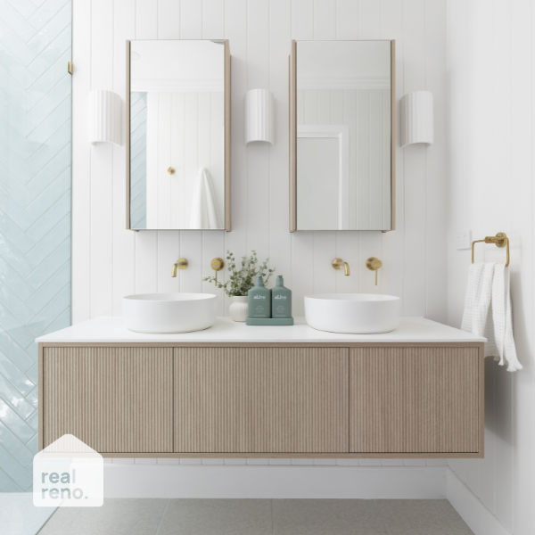 ADP Muse Mirrored Cabinet - Modern Bathroom Vanity with LED Lights & Storage | Perfect for Small Spaces, Makeup Vanity & Home Decor