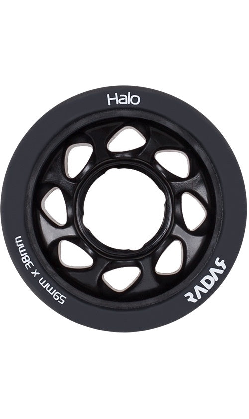 Radar Halo Roller Skate Wheels - High Performance Outdoor & Indoor Skating Wheels for Artistic, Derby & Recreational Roller Skating