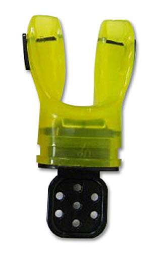 Storm Moldable Replacement Snorkel & Regulator Mouthpieces - Yellow, Perfect for Scuba Diving, Snorkeling & Water Sports