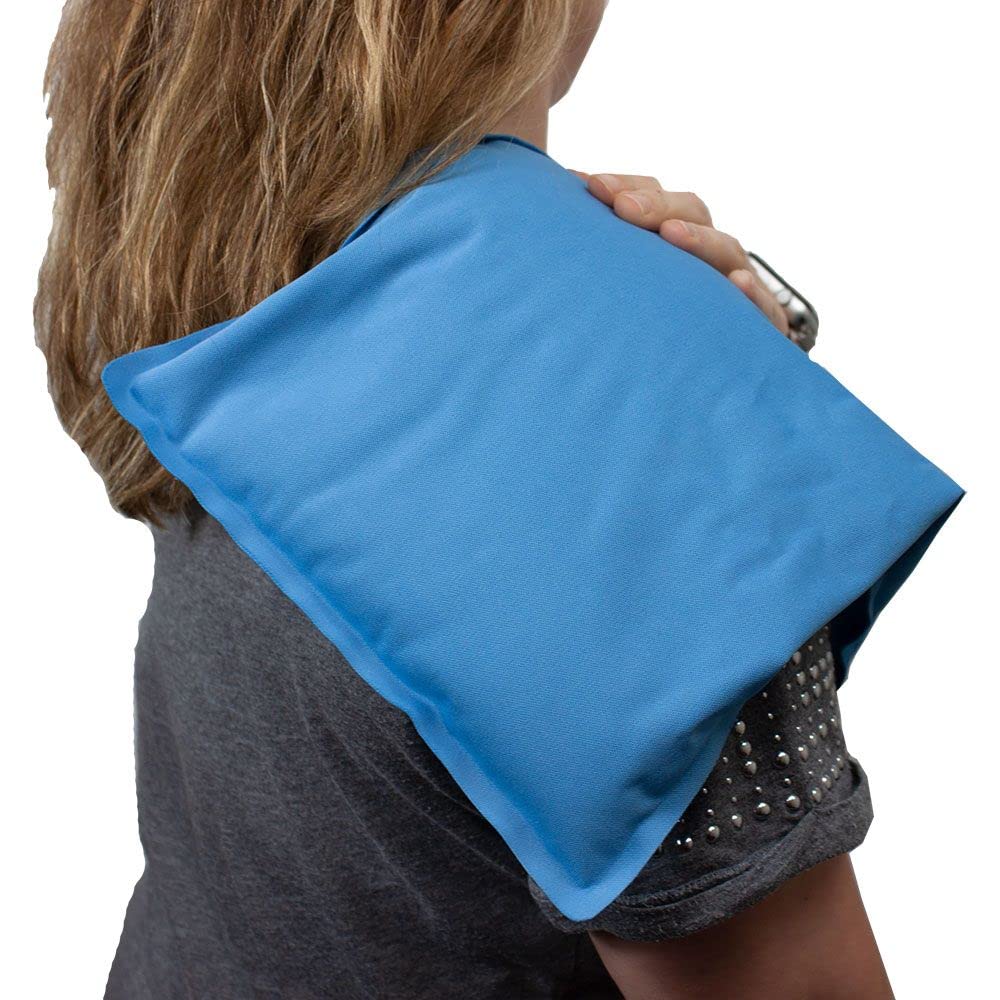 Reusable Hot and Cold Therapy Packs - Multi-Use Gel Ice Packs for Pain Relief - Microwaveable Heating Pad & Freezer Cold Compress for Muscle, Joint, Neck & Back Pain - 10