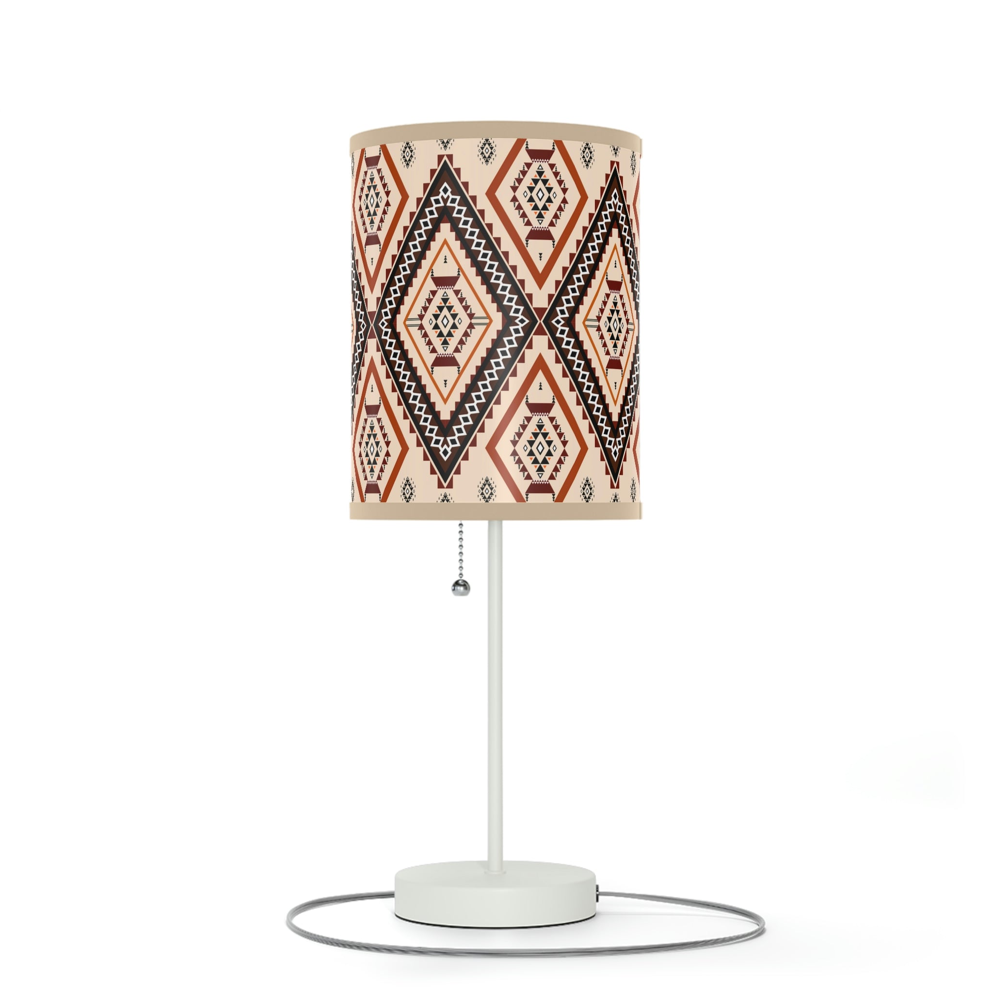 Southwestern Style Table Lamp for Bedroom & Living Room - Adjustable Reading Light with US/CA Plug - Perfect for Nightstands, Sofa Side Tables and Home Office Desks