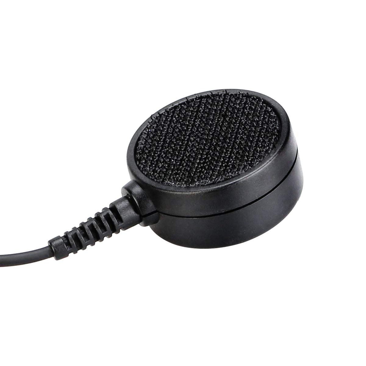 Retevis 2 Pin Throat Mic Headset - Noise Reduction Acoustic Tube with Finger PTT for RT22 RT27 H-777 Baofeng BF-888S Radios (1 Pack) - Ideal for Security, Construction & Outdoor Communication