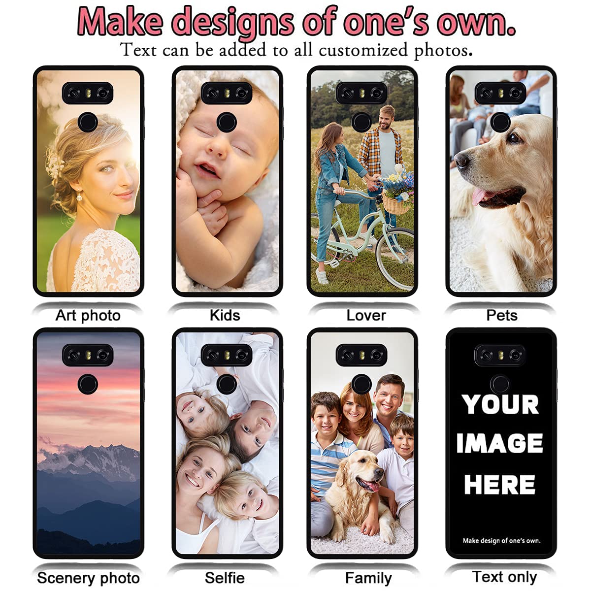 Customized Photo Case for LG K31 - Personalized Picture Shockproof Silicone Phone Cover - Soft Candy Design Protective Case - Perfect Christmas Birthday Thanksgiving Gift - Ideal for Everyday Use, Travel & Special Occasions