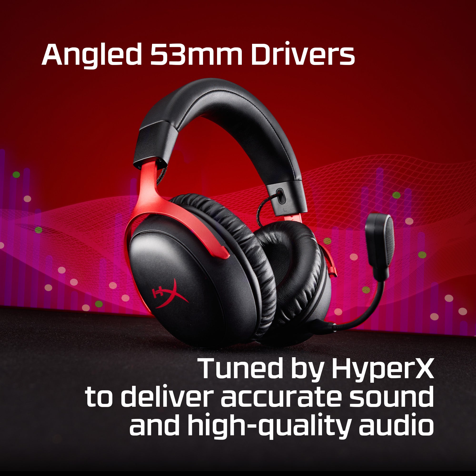 HyperX Cloud III S Wireless Gaming Headset - 7.1 Surround Sound, Noise Cancelling Mic - Perfect for PC, PS5, Xbox & Competitive Gaming