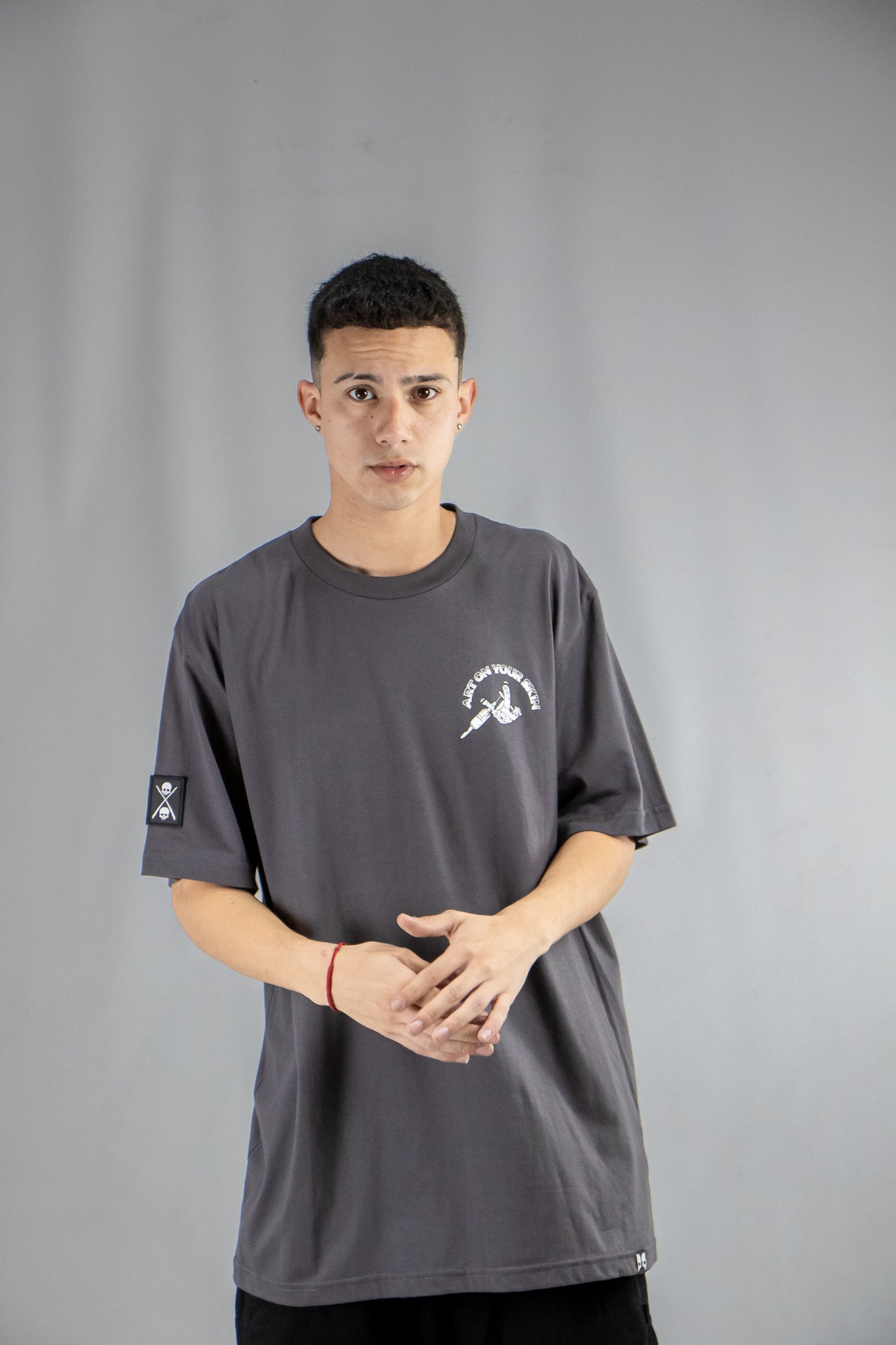 Oversized Unisex T-Shirt for Men & Women - Soft Cotton Crewneck Tee - Gray 6A - Casual Wear, Street Style, Lounge & Everyday Outfits