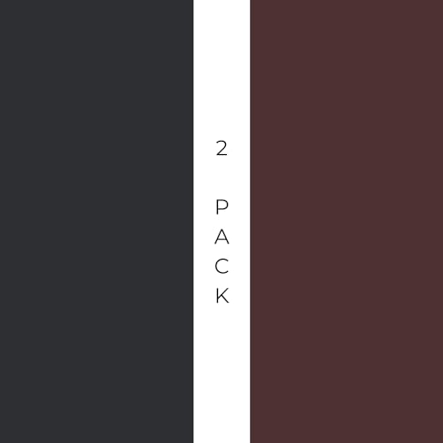 2 Pack - Black + Bitter Chocolate
