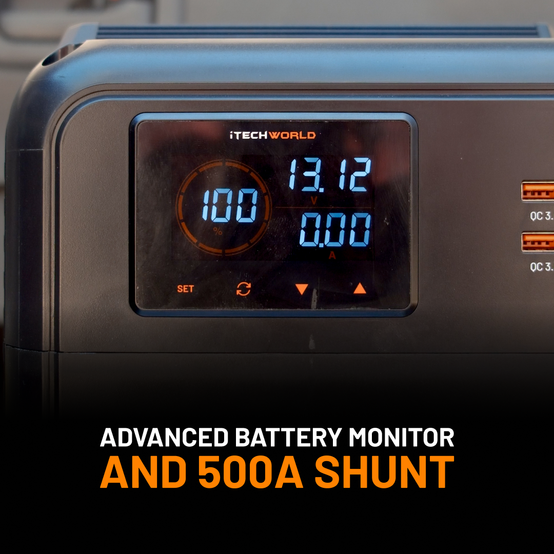 Premium GoFurther Dual Battery System with iTECHDCDC40 Charger & iTECH120X PRO Bluetooth Lithium Battery - Perfect for RVs, Boats, and Off-Grid Power Solutions