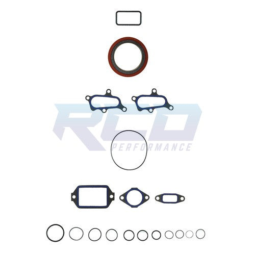 Fel Pro 6.6L Duramax Timing Cover & Front Seal Gasket Set - Complete Engine Seal Kit for Chevy/GMC Diesel Trucks - Perfect for Engine Rebuilds & Maintenance