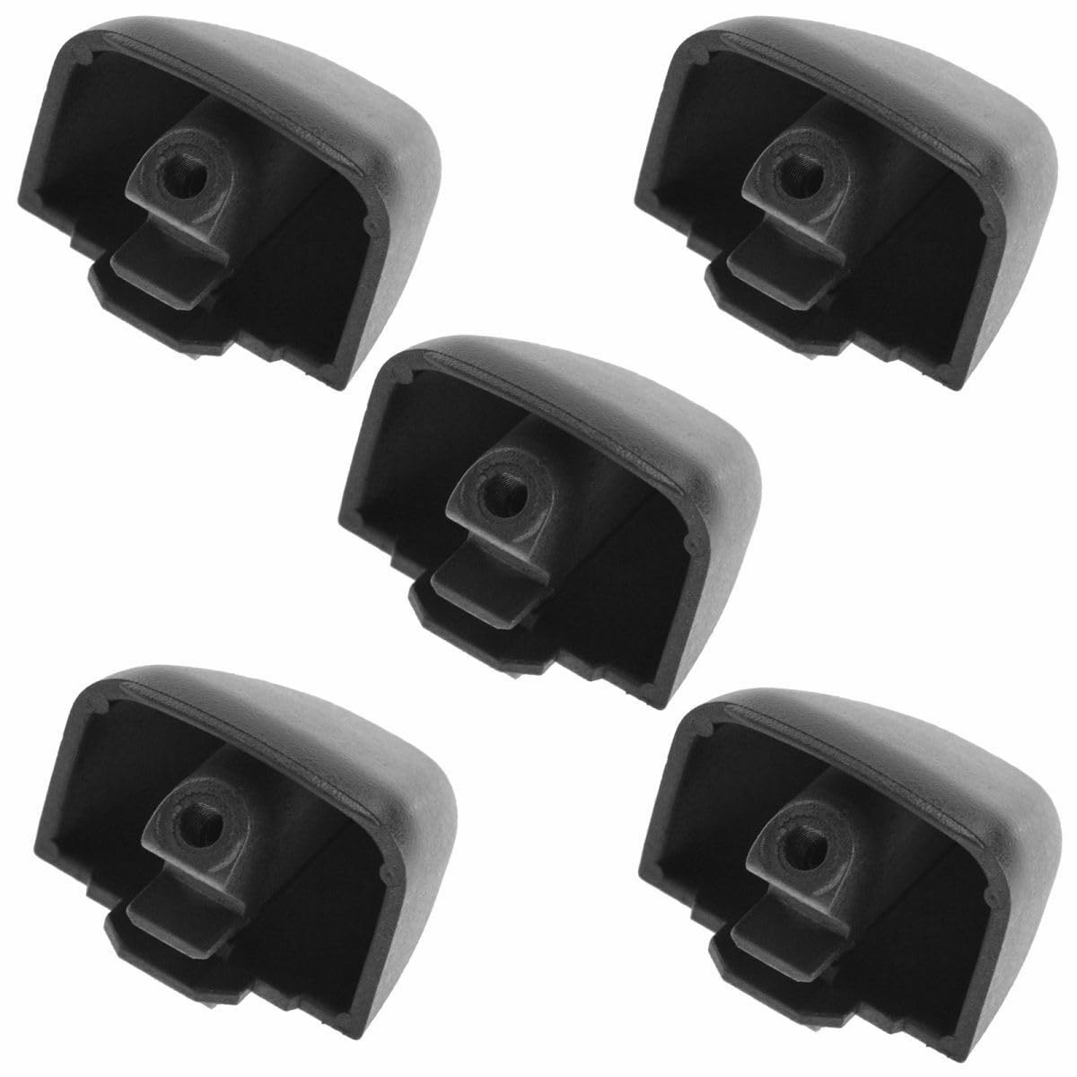 5-Piece Black Textured Car Door Handle Set for Hummer H3 (2006-2010), H3X (2007-2009) & Alpha (2008-2010) - Exterior Front/Rear Left/Right Replacement - OEM 1ADHS01511 & 25957909 - Perfect for Off-Roading & Vehicle Restoration