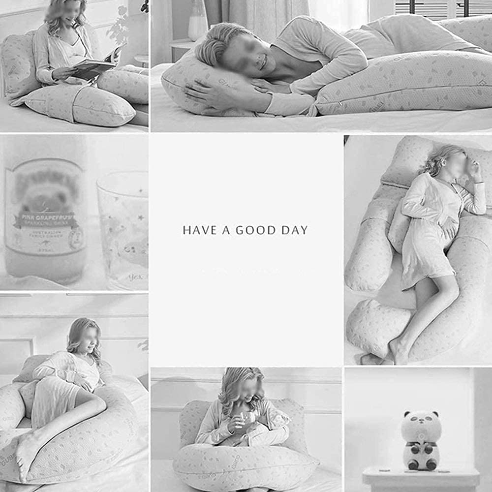 U-Shaped Pregnancy Pillow for Side Sleepers - Soft & Supportive Maternity Body Pillow for Pregnant Women | Comfortable Sleeping Aid for Third Trimester, Back Pain Relief & Postpartum Recovery