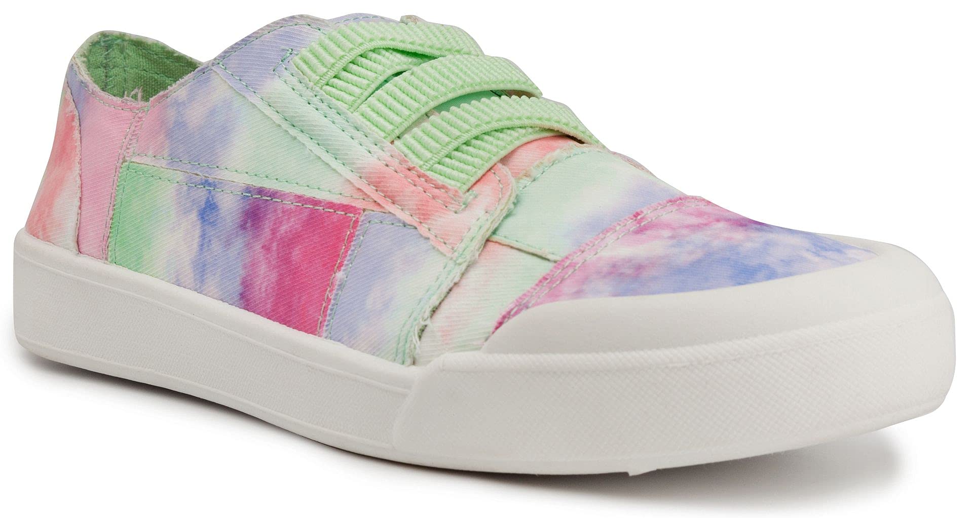 Women's Sugar Slip On Sneakers - Comfortable Canvas Loafers with No-Tie Laces & Cute Design - Casual Slip On Shoes for Walking, Travel & Everyday Wear - Perfect for Work, School & Weekend Outings