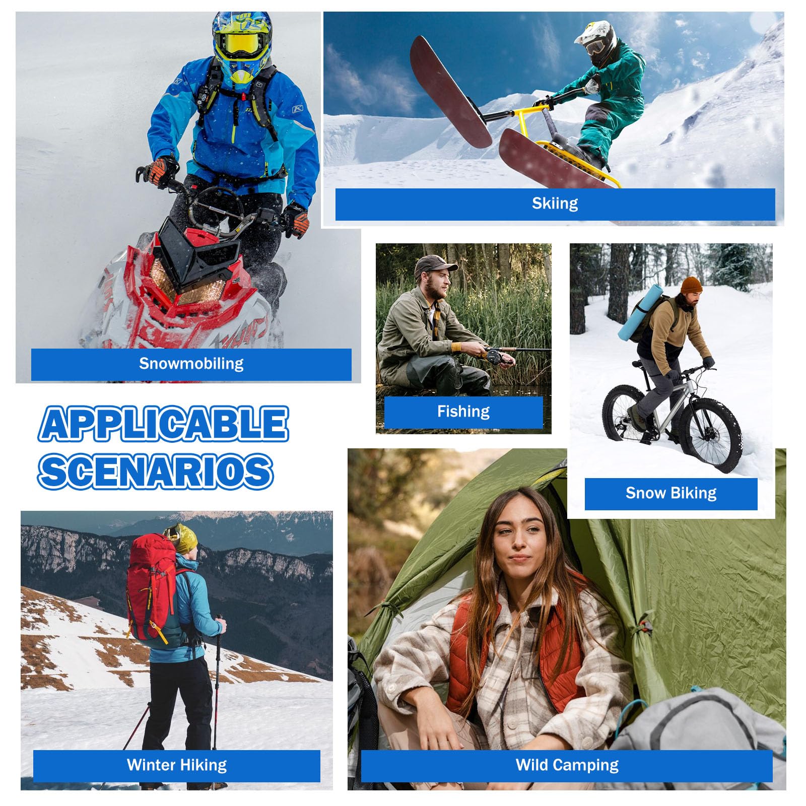 LEOSTEP Waterproof Socks for Men & Women - Breathable Outdoor Socks for Fishing, Skating, Skiing, Camping & Cycling - Stay Dry & Comfortable in All Weather Conditions