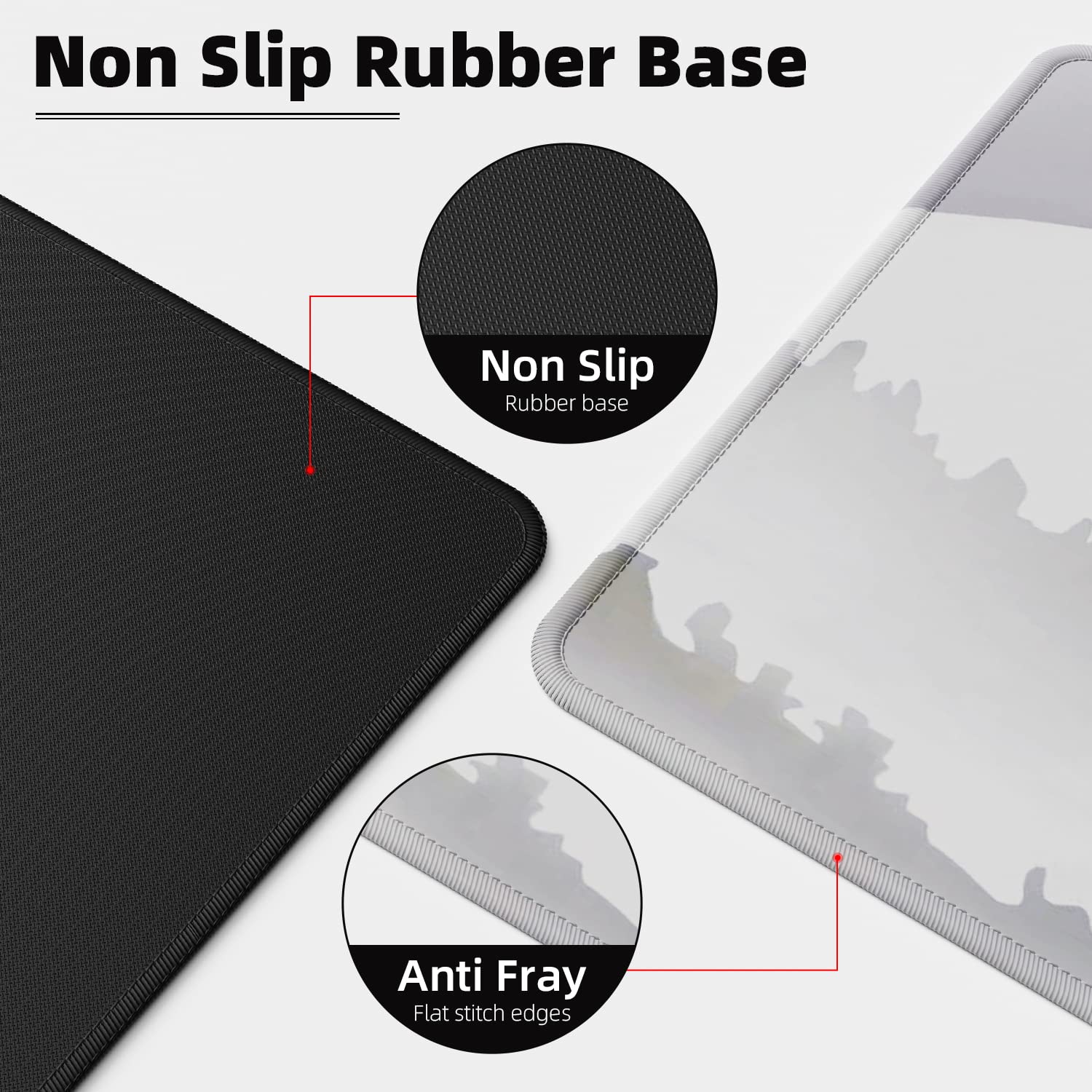 Premium ETZ Japanese Cherry Blossom Mouse Pad - 31.5×11.8×0.12 Inch Extra Large Gaming Mouse Mat with Non-Slip Rubber Base & Stitched Edges - Perfect for Office, Home & PC Gaming Setup (Elegant Floral Design)