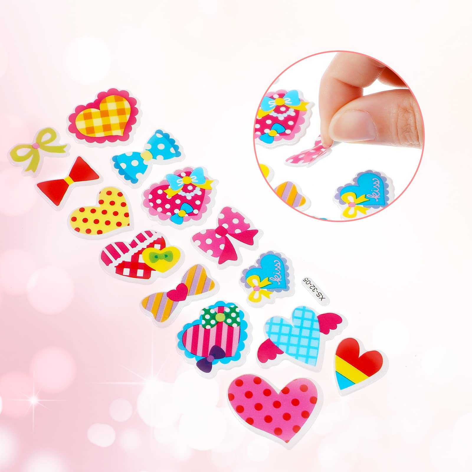 28-Pack Valentine's Day Stationery Set for Kids - Assorted Cards, Stickers & Classroom Gifts | Perfect for School Exchanges, Party Favors & Teacher Rewards | Fun Valentine's Gifts for Classmates & Friends