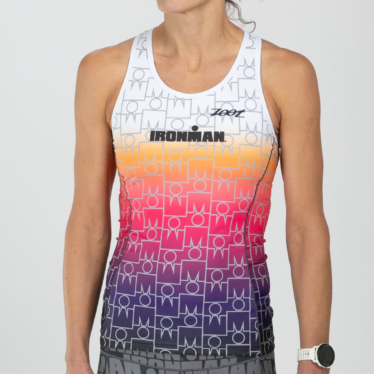 Women's Limited Edition Tri Racerback Sports Bra - IM Endurance Workout Top for Running, Yoga & High-Intensity Training