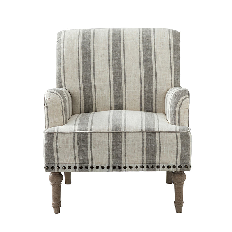 Lecce Armchair - Modern Upholstered Accent Chair for Living Room, Bedroom & Office - Comfortable Lounge Seating with Sturdy Wooden Legs
