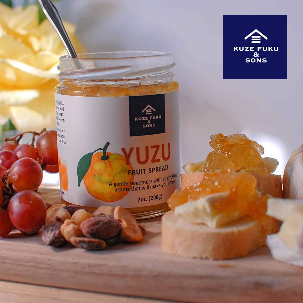 Premium Japanese Yuzu Citrus Marmalade - Natural Fruit Spread with No Artificial Additives (7oz, 3 Jars) | Perfect for Toast, Desserts & Gift Giving