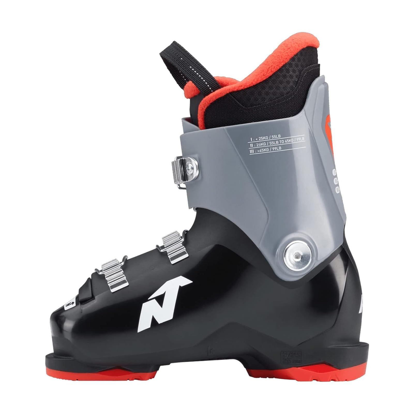 Nordica Junior Speedmachine J3 Ski Boots with Weight Adjuster - Durable, Comfortable & Warm Downhill Ski Boots for Kids - Perfect for Alpine Skiing & Winter Sports