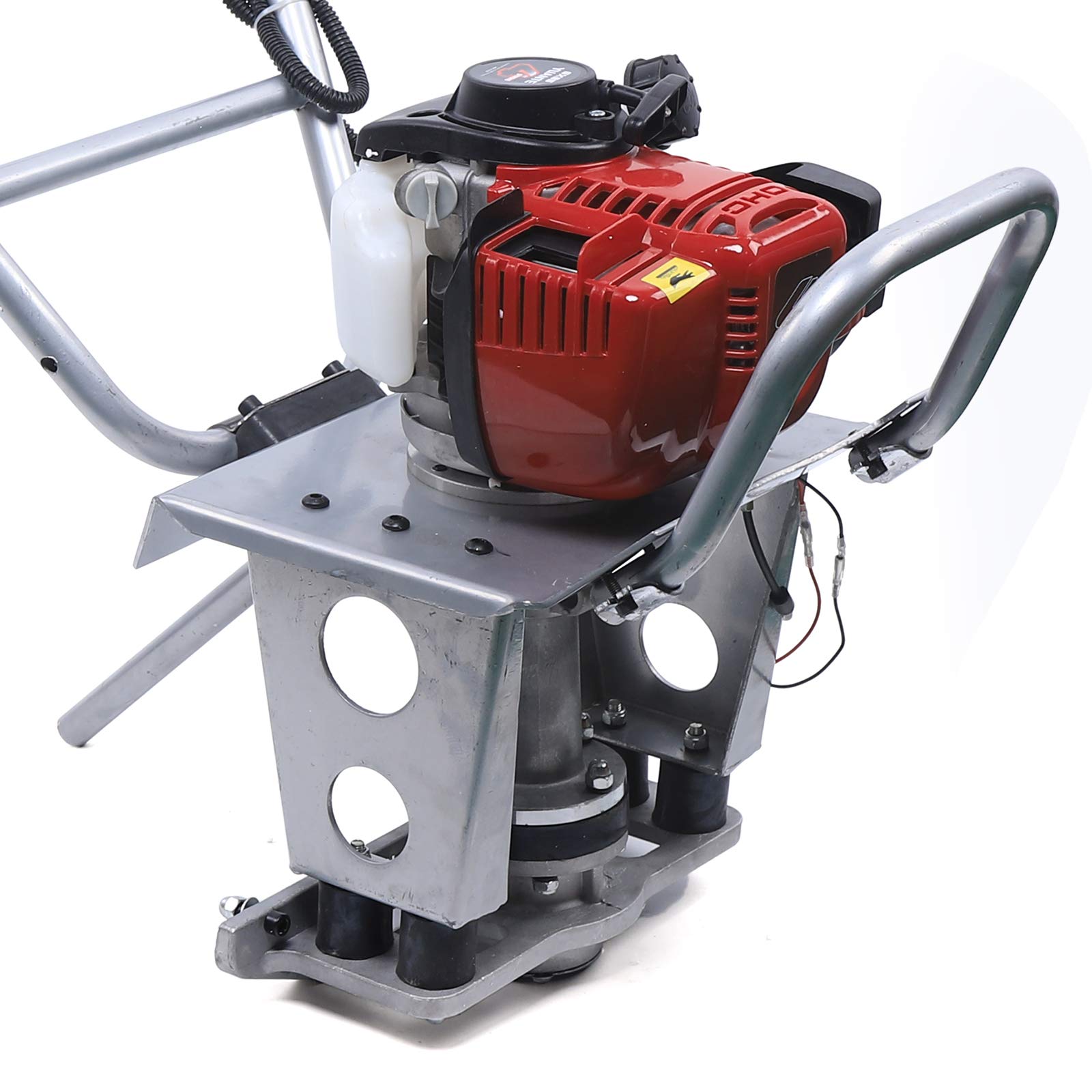 35.8CC 4-Stroke Gas Concrete Vibrating Screed Machine - 900W Power Aluminum Construction Vibrator for Driveways, Patios & Slab Leveling - Professional Grade Concrete Finishing Tool