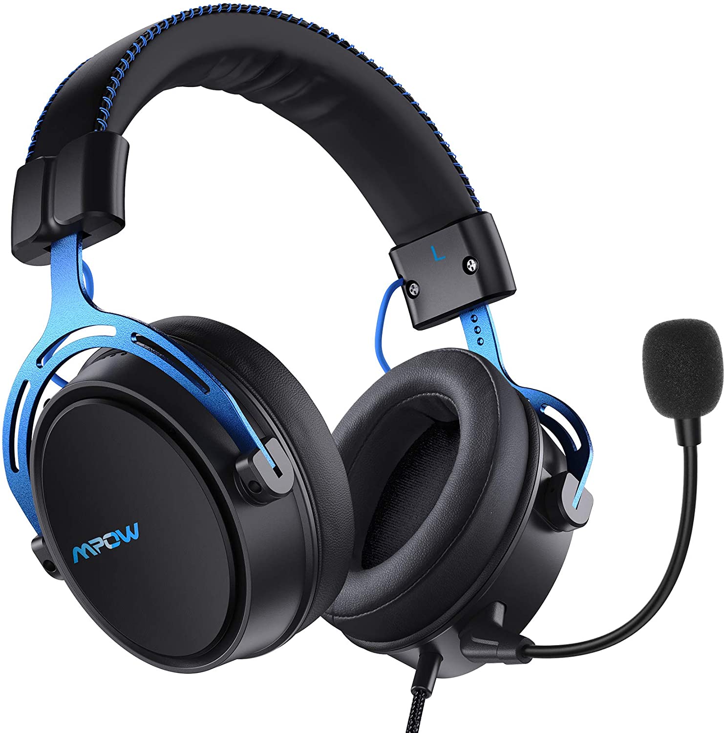 Mpow BH439 Air SE Wireless Gaming Headset with Microphone - Noise Cancelling, Comfortable Over-Ear Design for PC, PS4, Xbox, Nintendo Switch - Perfect for Online Gaming, Streaming & Work Calls
