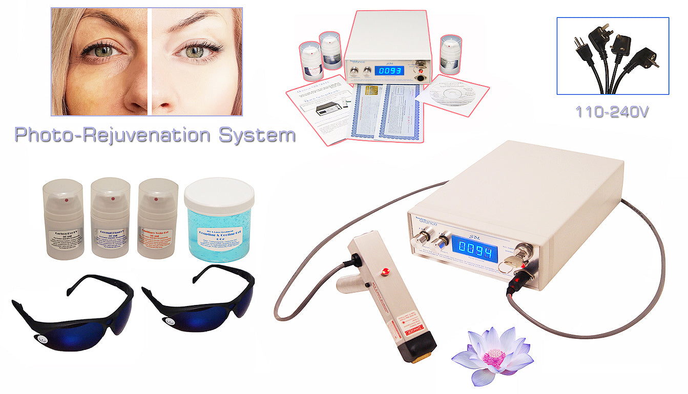 Professional Photo Rejuvenation Treatment Machine for Face & Body - Salon & Medispa Laser Skin Care System - Anti-Aging, Wrinkle Reduction & Skin Tightening Device for Home & Professional Use