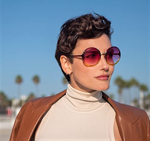 A.J. Morgan Round Polarized Sunglasses for Men & Women - UV Protection Classic Retro Style - Perfect for Driving, Beach, and Outdoor Activities