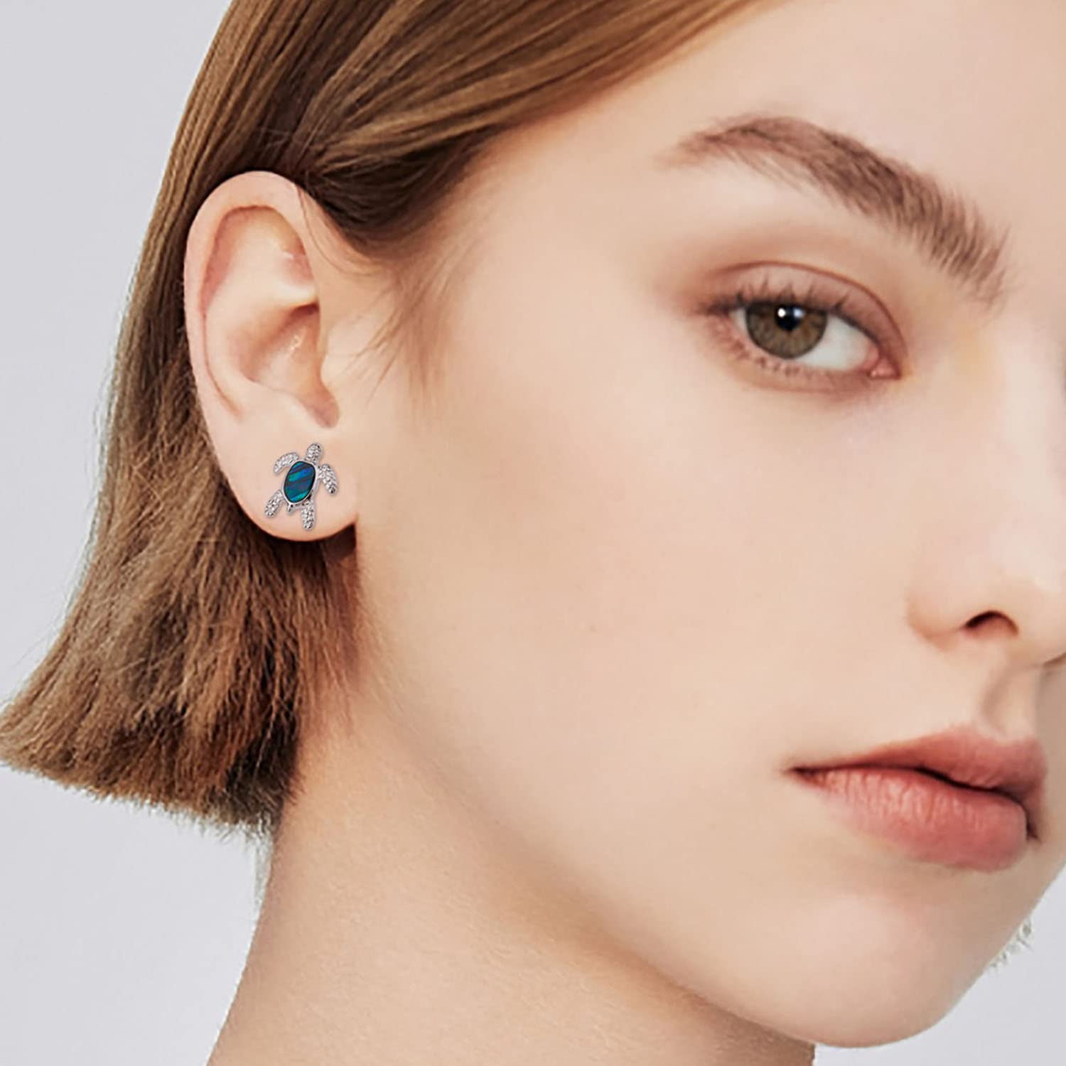 Starfish Dangle Drop Earrings for Women - Abalone Shell Ocean Beach Jewelry with Sea Turtle, Sand Dollar & Dolphin Charms | Perfect Mermaid Tail, Shark & Jellyfish Gifts for Her | Ideal for Beach Vacations, Summer Parties & Coastal Fashion