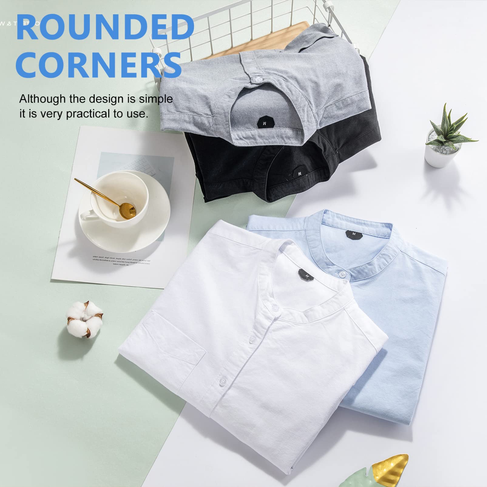 ARTIBETTER 20pcs Cardboard Shirt Folding Tool - White Dress Shirt Form Inserts for Packing, Laundry & DIY Crafts | Perfect for Home, Travel & Retail Store Organization