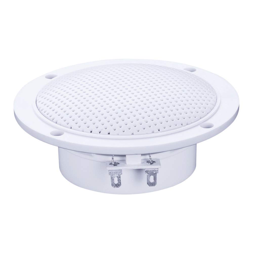 E-Audio Round Moisture-Resistant Dual Cone Ceiling Speakers (Pair) - Hi-Fi Sound for Home, Office, Shop & PA Systems | Perfect for Indoor & Outdoor Audio Installations