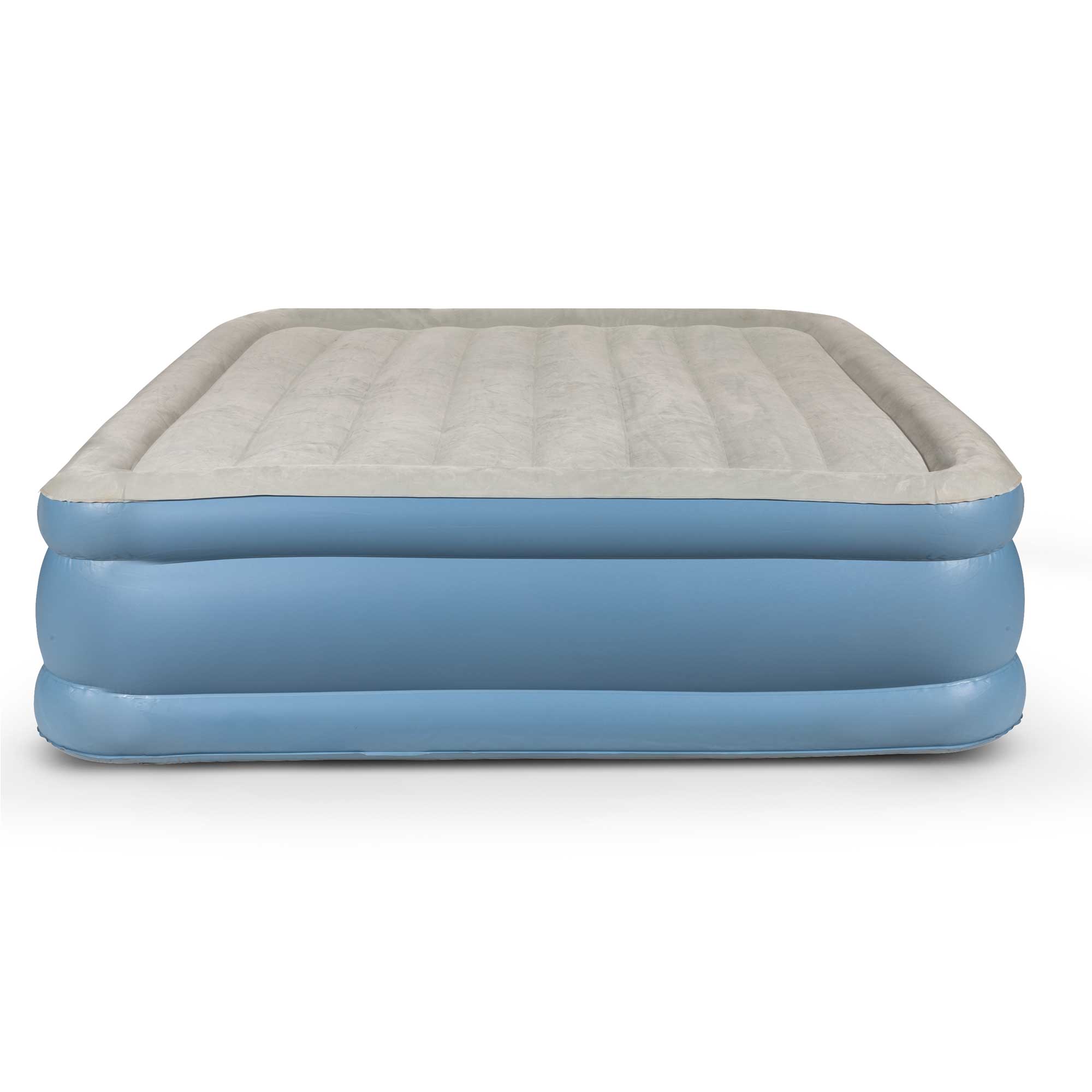 Queen Size Elevated Air Mattress with Built-In Electric Pump & Carry Bag - Portable, Comfortable for Camping, Guest Beds & Home Use - DL147