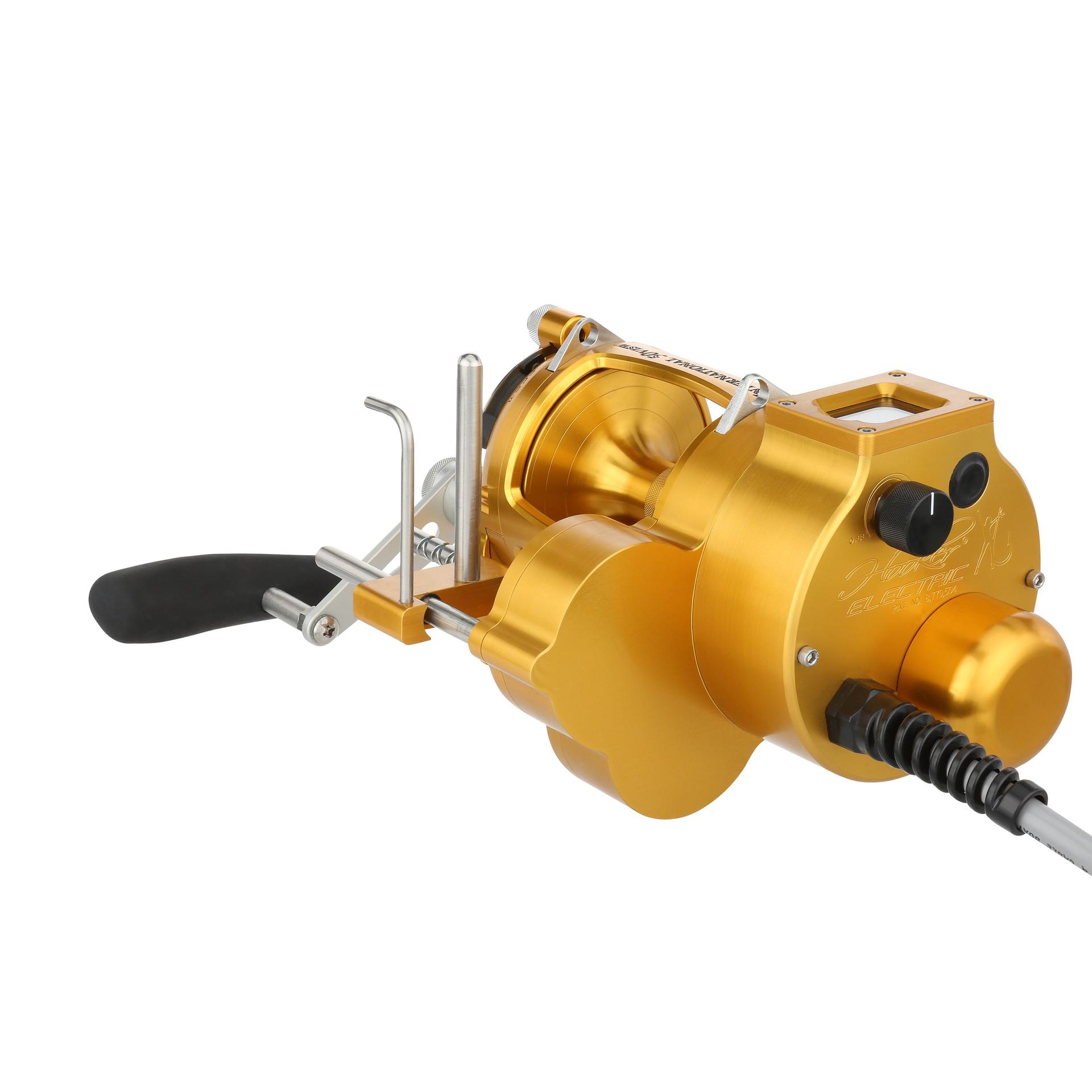 International® VI Autostop Electric Fishing Reel - Saltwater & Freshwater Spinning Reel with Auto-Stop Technology for Bass, Trout, and Catfish Fishing