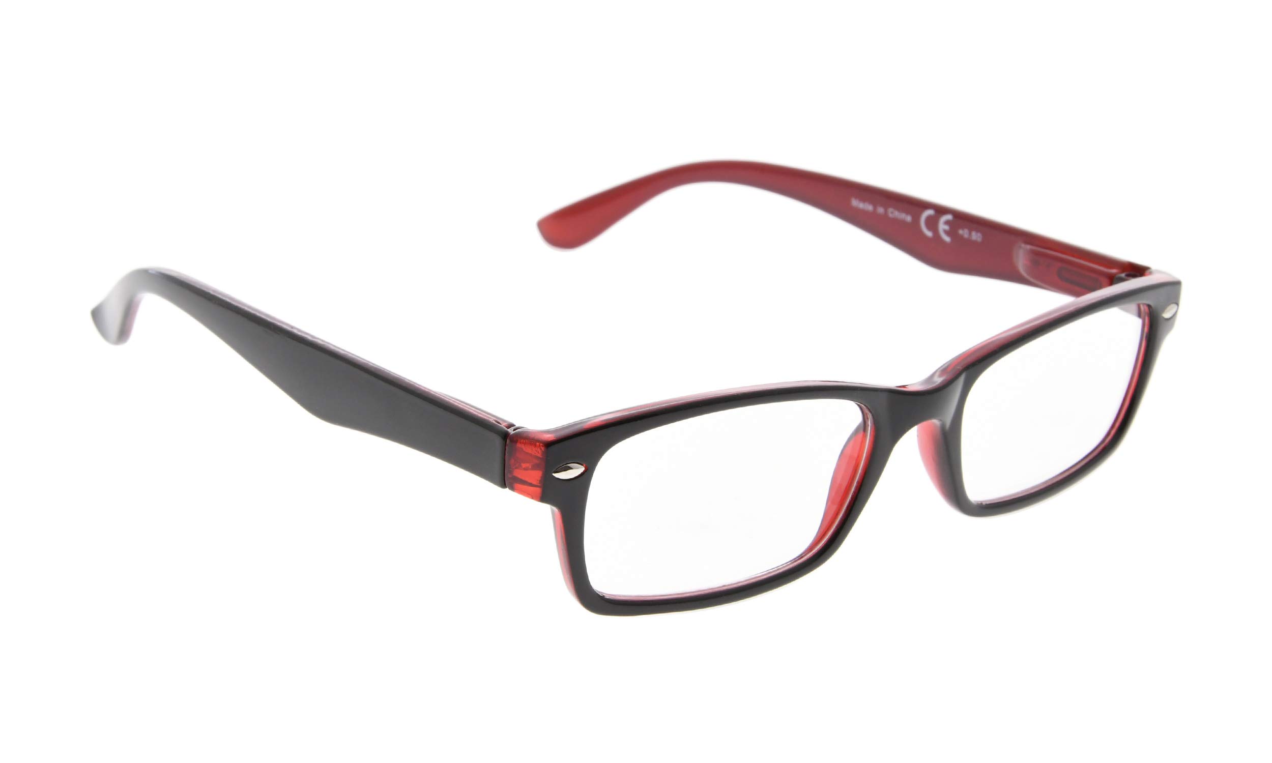 Classic Spring Hinge Reading Glasses for Women & Men - Lightweight Comfortable Readers for Books, Computers & Daily Use
