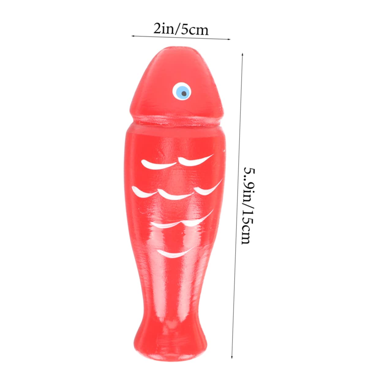 Hohopeti Small Wooden Fish Musical Toy Set for Toddlers - Kids Musical Instrument with Lights - Perfect for Early Learning, Sensory Play & Birthday Gifts