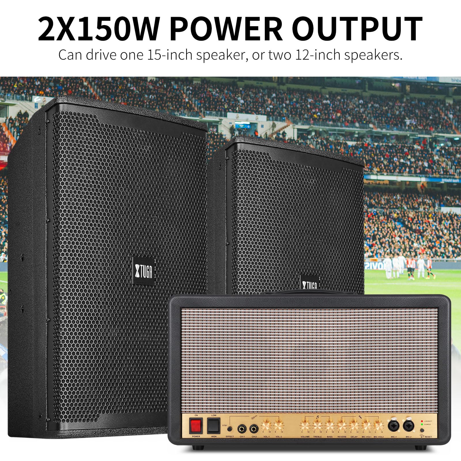 XTUGA QS06 Portable Bluetooth Speaker - Wireless Outdoor Speaker with Multi-Functional Features, Supports Various Sound Effects - Perfect for Camping, Beach, Hiking & Outdoor Adventures