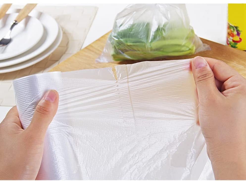 JKG® 400-Pack Medium Clear Plastic Food Storage Bags - 18cm x 20cm Sandwich & Freezer Bags for Fresh Food Preservation | Ideal for School Lunches, Meal Prep & Leftovers | BPA-Free, Leak-Proof Kitchen Essentials
